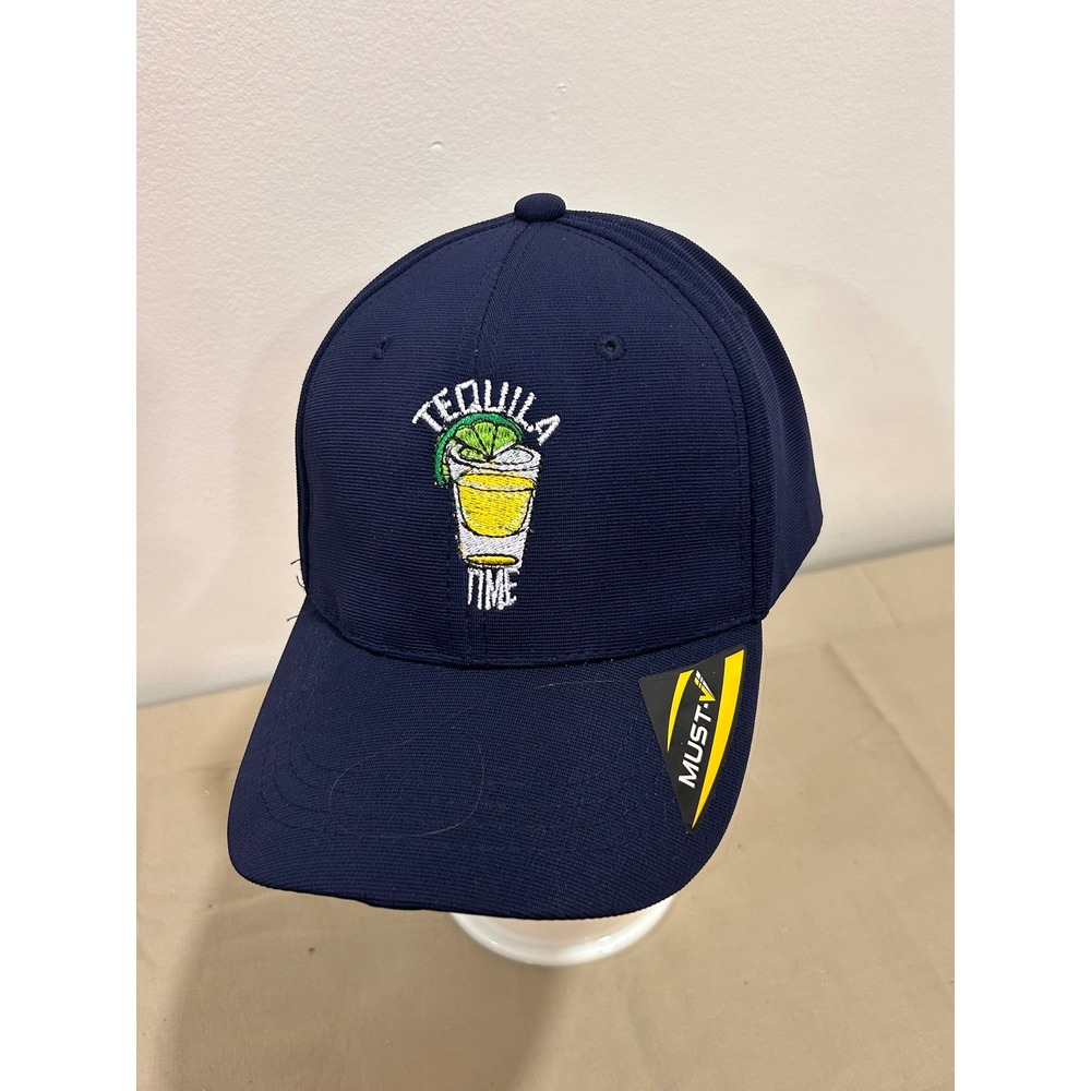 STB Starbox Caps Tequila Time Navy Blue Embroidered Adjustable Baseball Hat